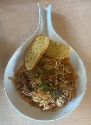 spicy mushroom pasta  at 1925 Gastropub in Olongapo City