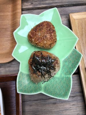 onigiri  at Ippuku Tea House in York