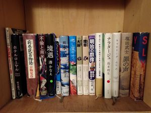 Examples from library (May 2022) at Ippuku Tea House in York