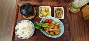 Tofu Shougayaki at Ippuku Tea House in York