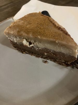 Tofu caramel cake  at Ippuku Tea House in York