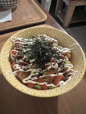 Teriyaki tofu  at Ippuku Tea House in York