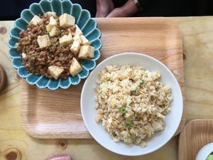 Mapo tofu at Ippuku Tea House in York