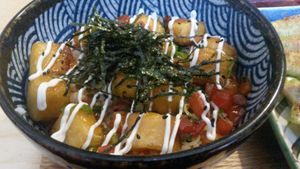 Teriyaki tofu at Ippuku Tea House in York