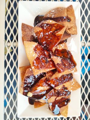 Sopapillas at The Tilted Tiki in Stillwater
