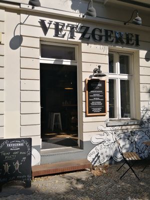 Von außen at Die Vetzgerei in Berlin