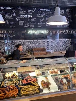 Deli counter  at Die Vetzgerei in Berlin