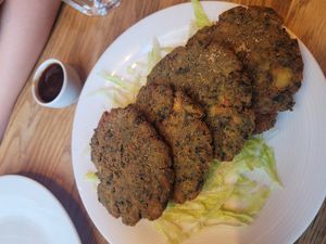 Harabhara kabab at Bhajan Cafe in Krakow