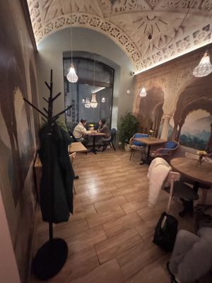 Back room   at Bhajan Cafe in Krakow