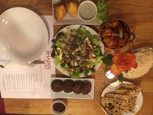 Mmmmm....yummy! at Bhajan Cafe in Krakow