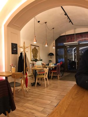 Decor at Bhajan Cafe in Krakow