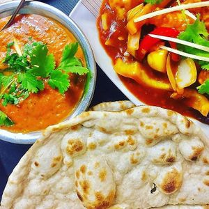 Danie indyjskie at Bhajan Cafe in Krakow