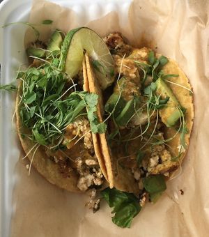 Vegan Tacos at NU Kitchen in Worcester