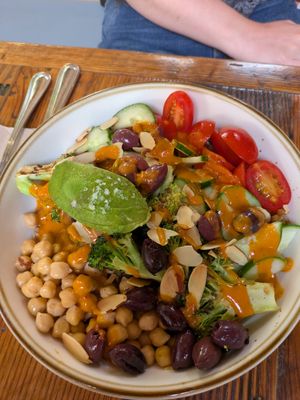 Piri piri bowl at NU Kitchen in Worcester