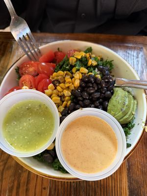 Some type of vegan Mexican grain bowl Eye forgot the name but it was delicious   at NU Kitchen in Worcester