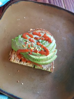 Avocado toast at NU Kitchen in Worcester