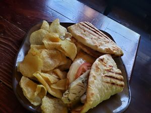 Chicken panini at NU Kitchen in Worcester