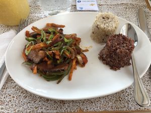 Sweet and sour fish  at Live Life  in Cebu