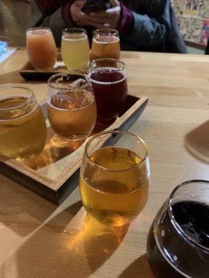 Flights😋  at The Belmont Fermentorium - Modern Times Beer in Portland