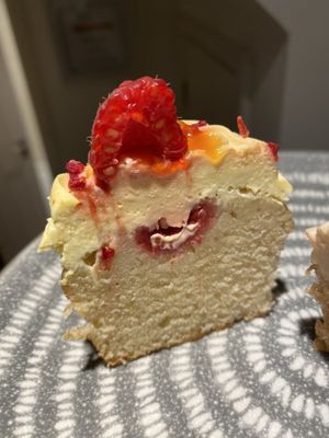 Raspberry & Passionfruit cupcake (classic size)  at Lola's Cupcakes - Victoria Place in London