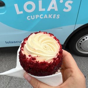 Red Velvet Cupcake 😋  at Lola's Cupcakes - Victoria Place in London
