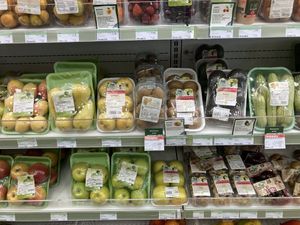 Fruit for sale at Biologiko Xorio in Athens