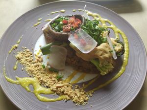 Llama Thai con Portobello at De La Llama in Quito