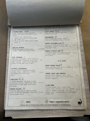 Same  at De La Llama in Quito