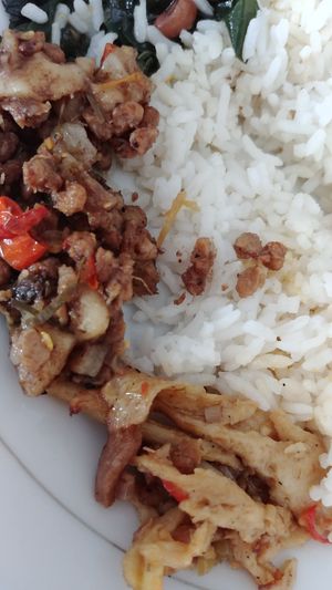 Texture so much like pork! at New Gopal-Dev in Abiansemal