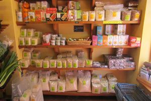 Dry goods at Natural Foodstore in Diss