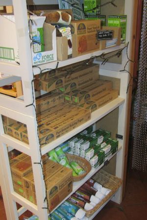 Eco products at Natural Foodstore in Diss