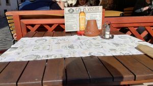 Outside at Casa Veche in Cluj-napoca