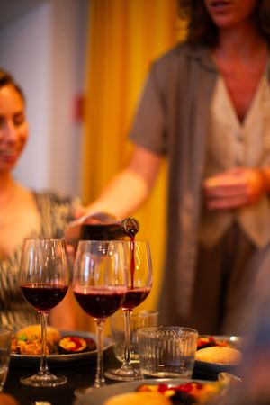 HOUSEWIFE ROAST featuring natural wine from women producers. at The Caribbean Housewife in Copenhagen