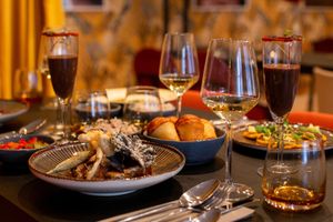 SABOR & SAUDADE Our latest signature menu features a fusion of Brazilian-Portugese flavors with Afro-Caribbean influences and natural wine by Menina d’Uva – Aline Domingues (Portugal). at The Caribbean Housewife in Copenhagen