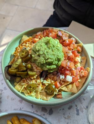 Vegan nachos at Fonda in Malvern East