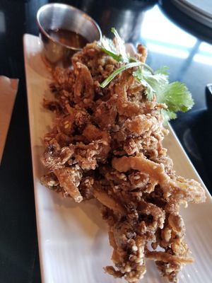 Vegan fried oyster mushrooms 😍 at Isarn Thai Soul Kitchen in Lynnwood
