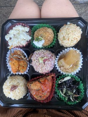 Menu lunch  at Evah Dining Macrobiotic - Kitte Mall in Fukuoka