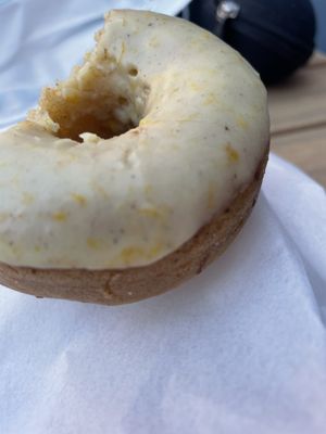 Lemon lavender doughnut  at Amateur Coffee in Omaha