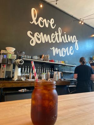 Cold breww  at Amateur Coffee in Omaha