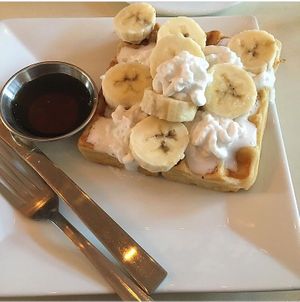Gluten free waffle  at Amateur Coffee in Omaha