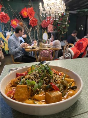 Rice cakes  at The Hatter and the Hare in Bayswater