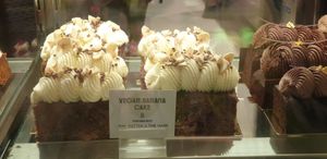 Banana cake at The Hatter and the Hare in Bayswater