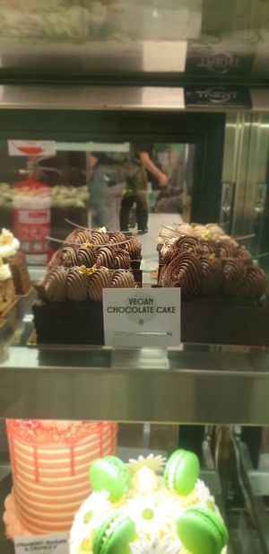 Chocolate cake at The Hatter and the Hare in Bayswater