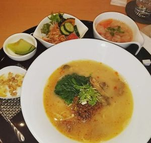 Ramen set at SaiShokuKenBi in Hiroshima