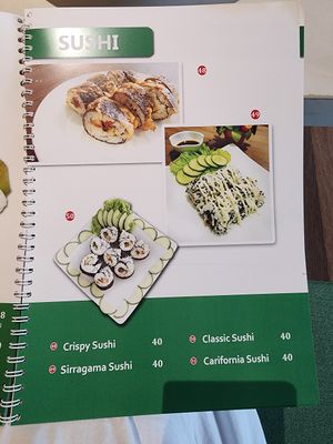Sushi menu at LN Fortunate Coffee - Green Lake City in Tangerang