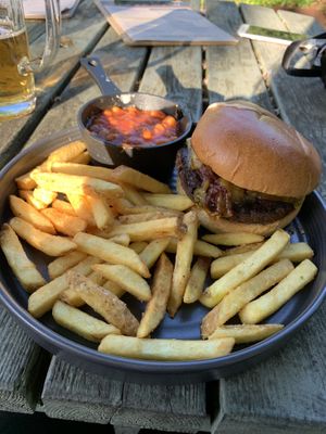 vegan burger   at Brewhouse & Kitchen in Cardiff