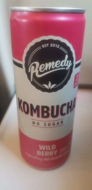 Wild berry kombucha at LEON in Birmingham