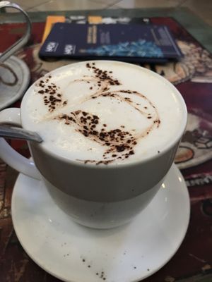 Cappuccino with soy milk  at Coffee Bean in Bolzano