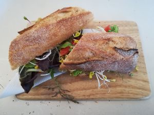 Vegan Curry bread at Barista Coffee & Cake at Barista Coffee & Cake in Ghent