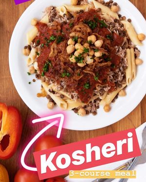 Kosheri Night 3 Course Meal Every Friday 5.30-9pm at The Old Station in Bath